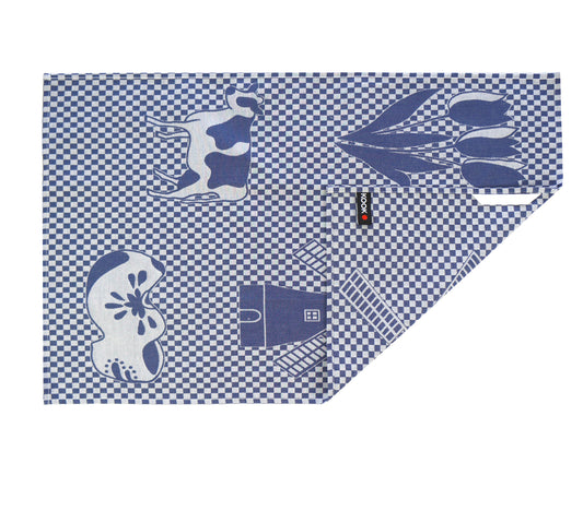 Theedoek Holland Blauw