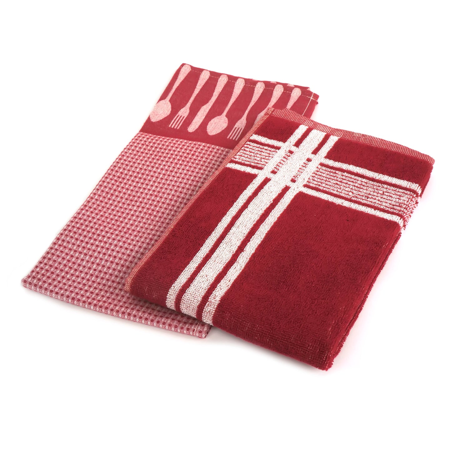 Keukendoek Streep Rood