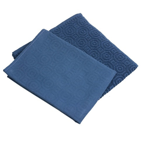 Keukendoek inka Blauw