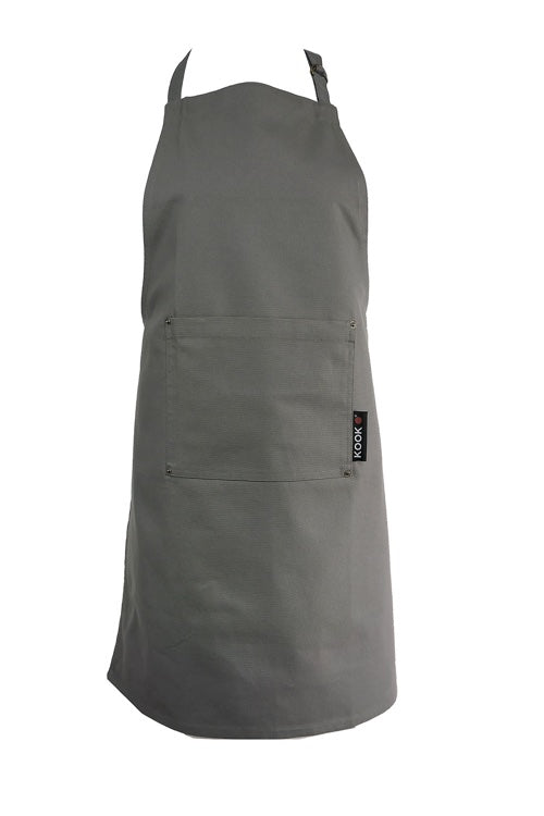 Schort 70*90 Uni Grijs