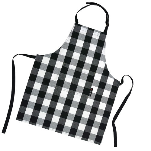 Schort 70*90 Ruit Zwart